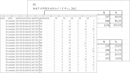 ローデータ・GT表（単純集計表）