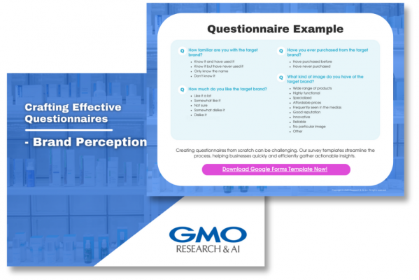 Brand Perception Survey: Tips and Free Template | GMO Research & AI